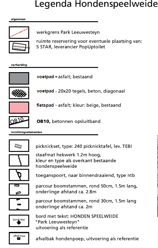 Legenda hondenspeelweide